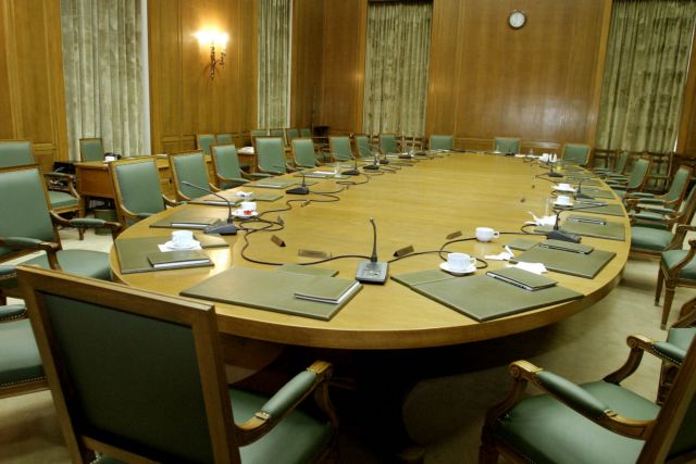 Συνεδρίαση του Υπουργικού Συμβουλίου υπό τον πρωθυπουργό