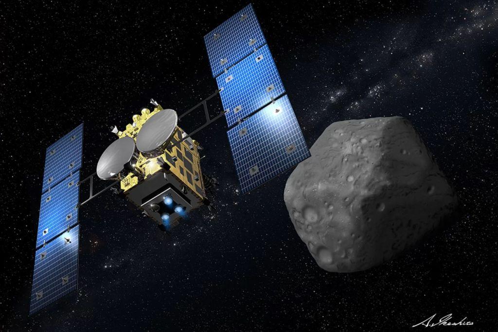 Το Hayabusa 2 πλησιάζει τον αστεροειδή Ryugu