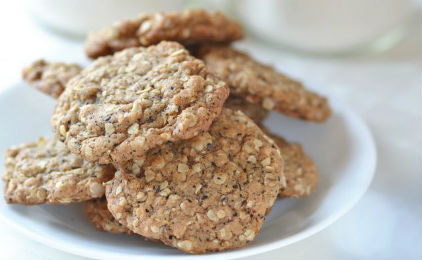 Σπιτικά μπισκότα με βρώμη και μέλι