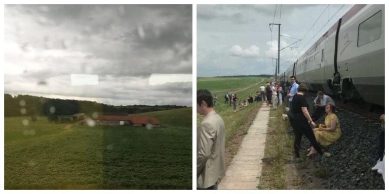 Ευρωβουλευτές εγκλωβίστηκαν για ώρες σε τρένο [Εικόνες]