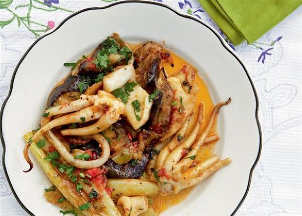 Σπετζοφάι με σουπιές