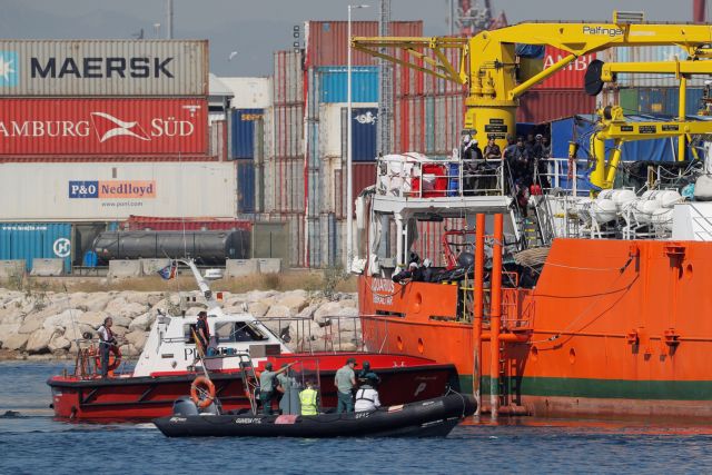 Ισπανία: Το πλοίο Aquarius έφτασε στη Βαλένθια