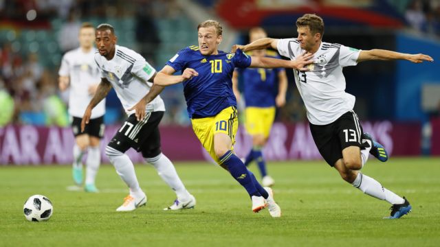 Livescore: Γερμανία - Σουηδία (2-1 τελικό)