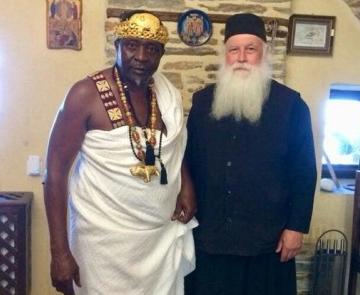 Άγιο Όρος: Αφρικανός βασιλιάς βαπτίστηκε Χριστιανός [Εικόνες]