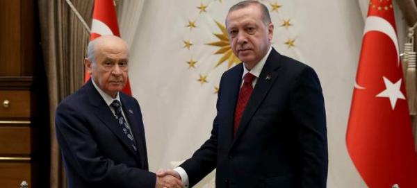 Συμφωνία Ερντογάν-Μπαχτσελί να μην παρατείνουν την κατάσταση έκτακτης ανάγκης