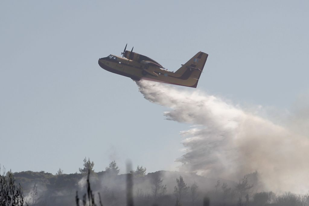 Υπό έλεγχο η φωτιά σε δασική έκταση στο Άγιο Όρος