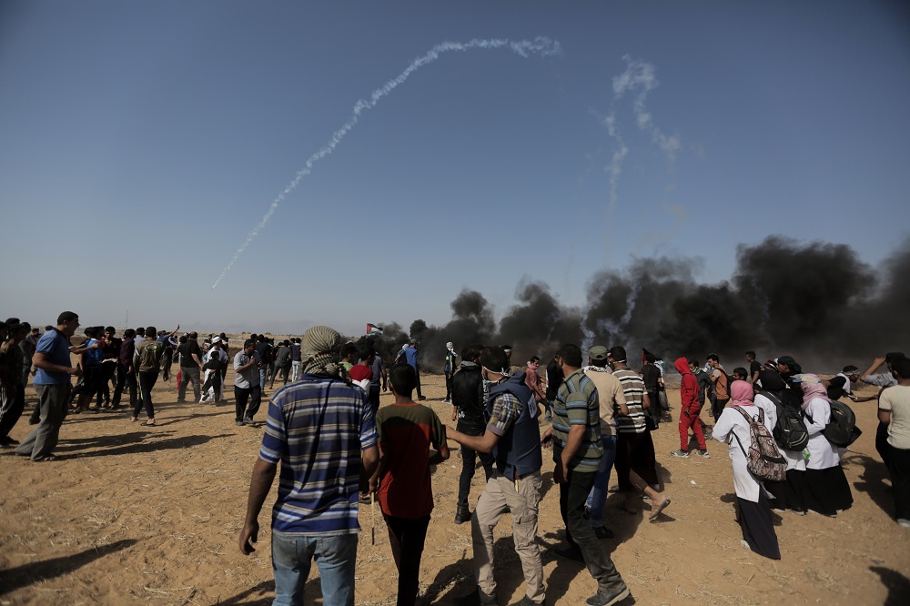 Τρεις Παλαιστίνιοι νεκροί στη Λωρίδα της Γάζας, 618 τραυματίες