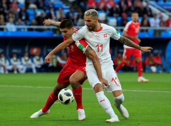 Livescore: Σερβία-Ελβετία (1-1)