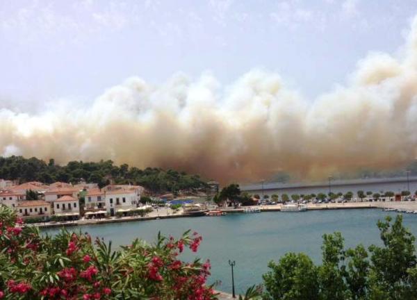 Ασφαλή τα μνημεία από την πυρκαγιά στην Πύλο