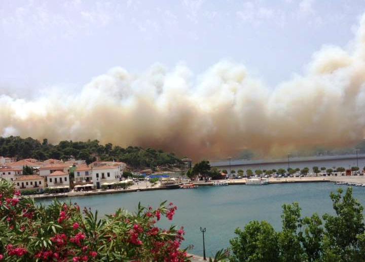 Ασφαλή τα μνημεία από την πυρκαγιά στην Πύλο