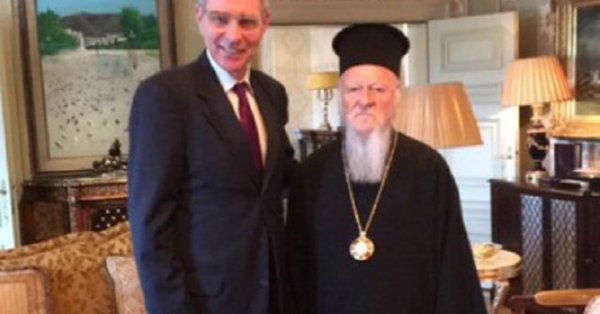Με τον Βαρθολομαίο συναντήθηκε ο Πάιατ