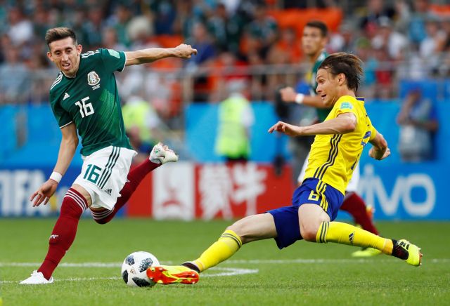 Livescore: Μεξικό-Σουηδία (0-3 Τελικό) και Νότια Κορέα-Γερμανία (2-0 Τελικό)