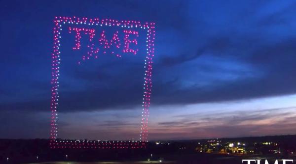 Το εξώφυλλο του ΤΙΜΕ με 958 drones