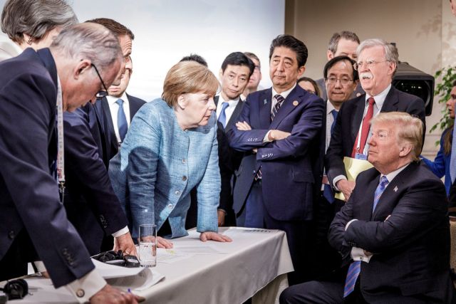 Ο Τραμπ προσπαθεί να πείσει για την «καλή σχέση» με τους G7