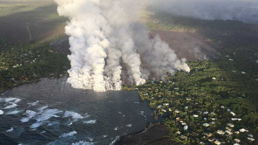 Ηφαίστειο στη Χαβάη εξάτμισε μια λίμνη