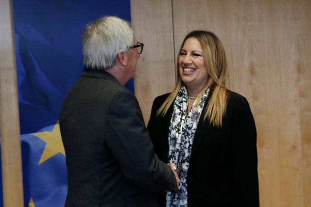 Συμβολή της Κομισιόν για ελάφρυνση του χρέους ζήτησε η Φ. Γεννηματά