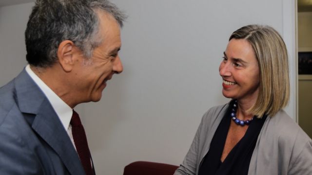 Βαλκάνια και Τουρκία στη συνάντηση Θεοδωράκη – Μογκερίνι