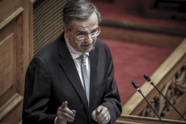 Σαμαράς: Εγώ πολέμησα για το Σκοπιανό, εσείς τα δώσατε όλα