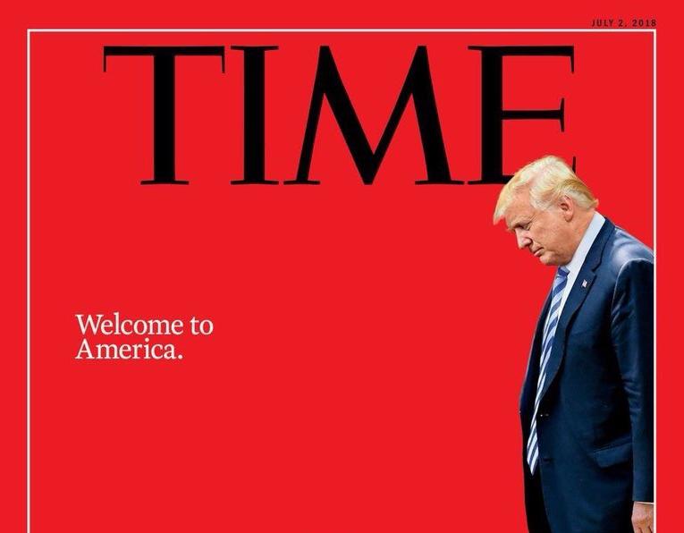 Το εξώφυλλο του ΤΙΜΕ «ραπίζει» τον Τραμπ για το προσφυγικό