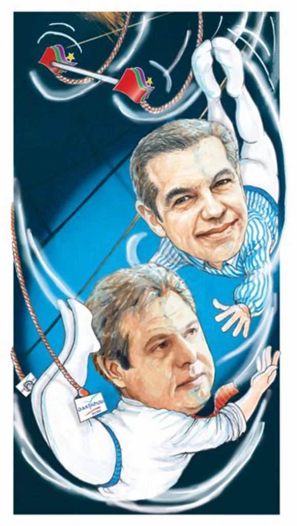 Το σκίτσο της Έφης Ξένου στα «Νέα» την Τετάρτη 4 Ιουλίου