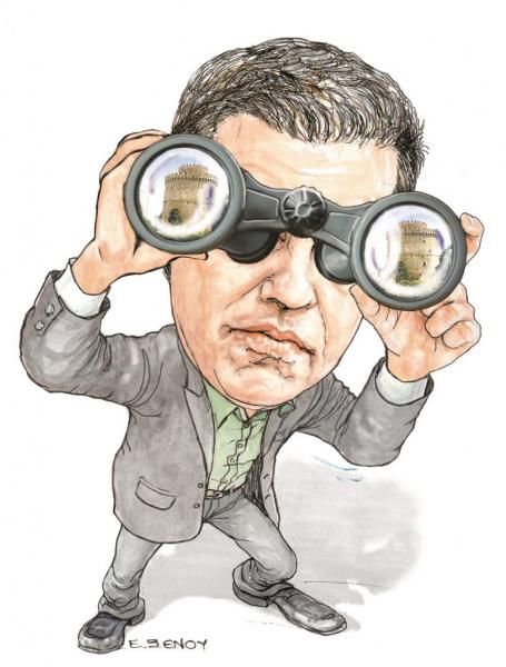 Το σκίτσο της Έφης Ξένου στα «Νέα» την Τρίτη 10 Ιουλίου