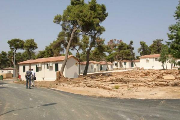 Why did the fire safety system not operate at Agios Andreas?