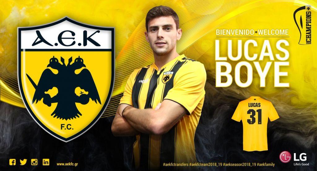 Παίκτης της ΑΕΚ και επισήμως ο Λούκας Μπογέ