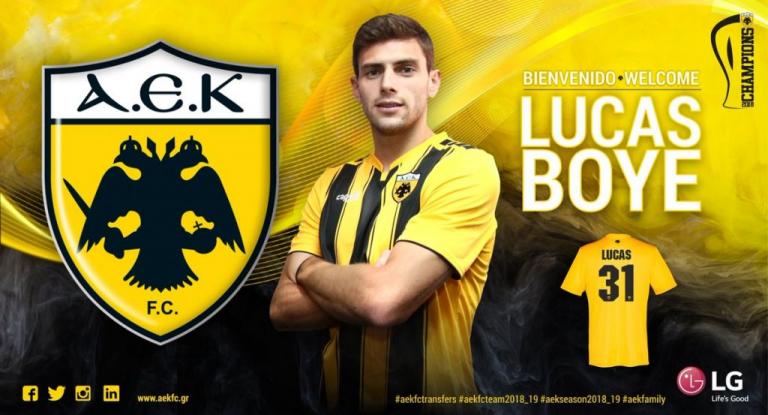 Παίκτης της ΑΕΚ και επισήμως ο Λούκας Μπογέ