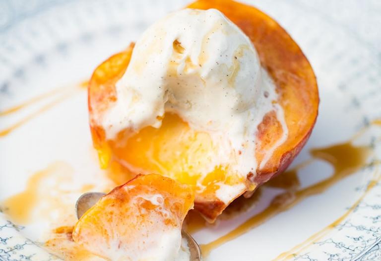 Συνταγή για ψητά ροδάκινα