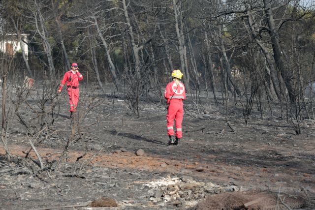 Μαρτυρία διασώστη : Τη βρήκα γεμάτη κάρβουνα και αποκαΐδια