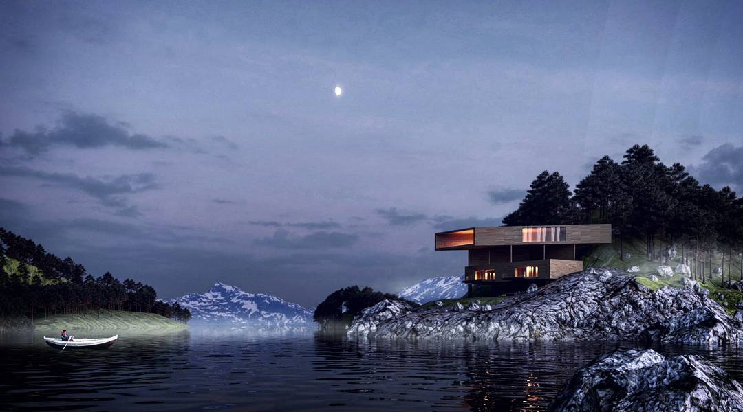 Σπίτι δίπλα  στην λίμνη