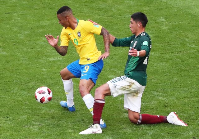 Livescore: Βραζιλία-Μεξικό (2-0 Τελικό)