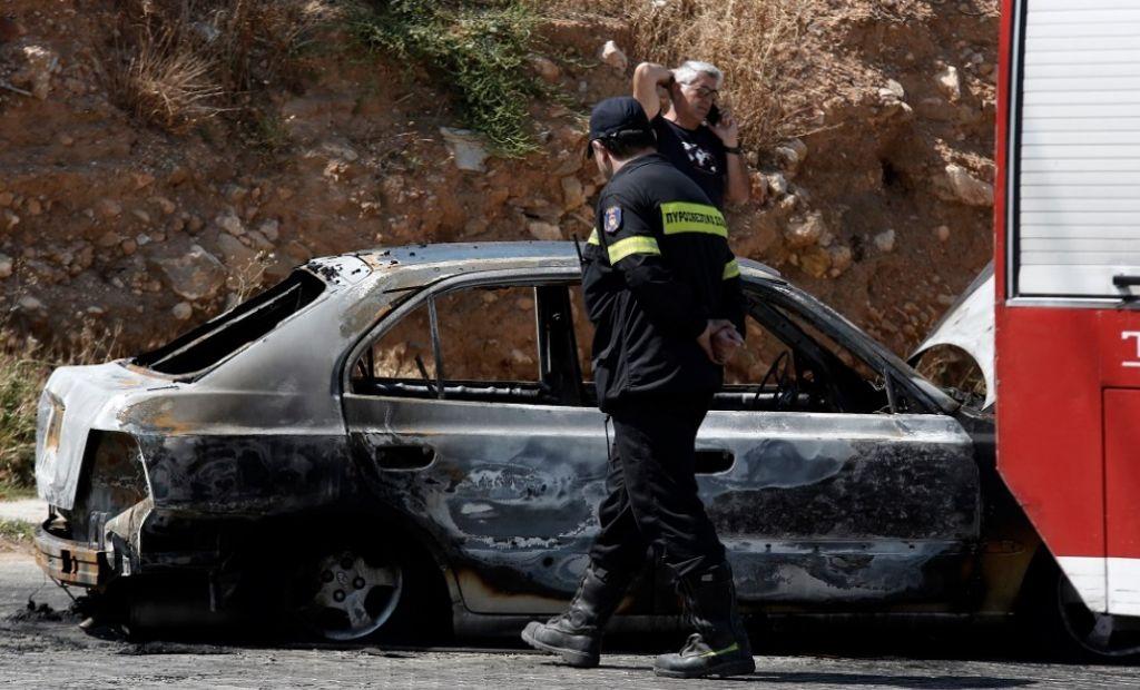 Απανθρακώθηκε οδηγός μέσα στο φλεγόμενο αυτοκίνητό του