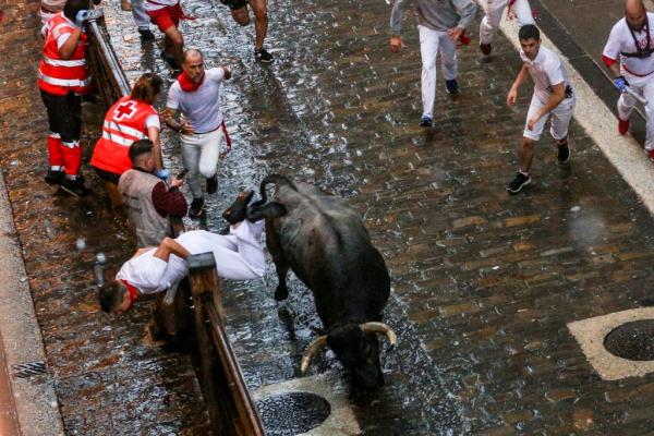 Ισπανία: Πέντε άνθρωποι τραυματίστηκαν στις ταυροδρομίες της Παμπλόνας