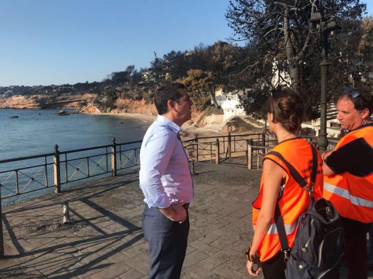 Η αυτοψία Τσίπρα στον τόπο της τραγωδίας 7 ημέρες μετά