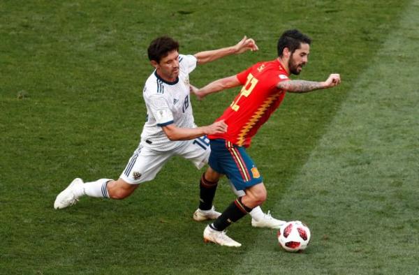 Livescore: Ισπανία-Ρωσία (1-1, 3-4 Πέναλτι)