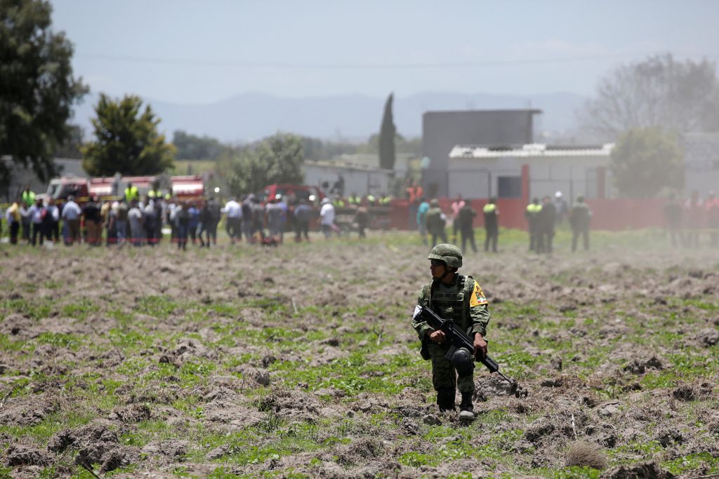 Μεξικό: Τουλάχιστον 16 νεκροί από έκρηξη σε αποθήκη πυροτεχνημάτων