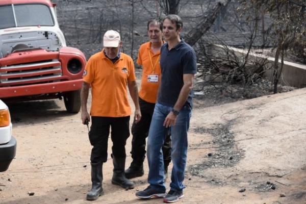 Συνέντευξη Τύπου Μητσοτάκη για τις φονικές πυρκαγιές
