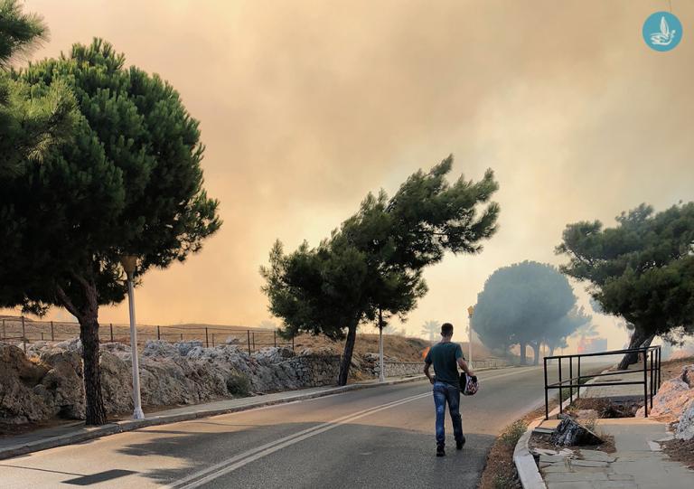 Υπό έλεγχο η πυρκαγιά στη Ρόδο