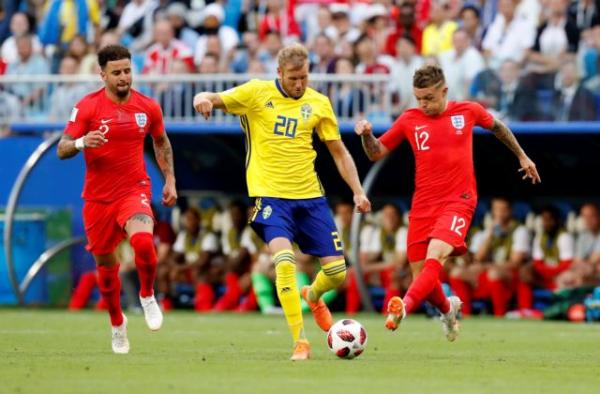 Livescore: Σουηδία-Αγγλία (0-2 Τελικό)