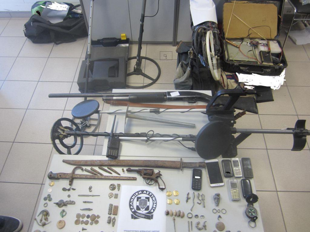 Εξαρθρώθηκε σπείρα αρχαιοκάπηλων σε Λάρισα και Καρδίτσα [εικόνες]