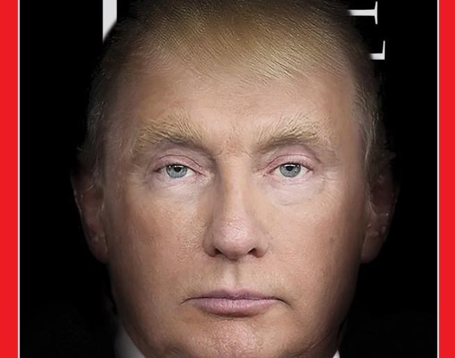 Τραμπ και Πούτιν γίνονται... ένα στο νέο εξώφυλλο του Time