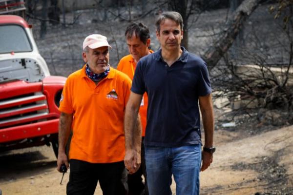 Εκτακτη συνέντευξη Τύπου Μητσοτάκη για τις πυρκαγιές