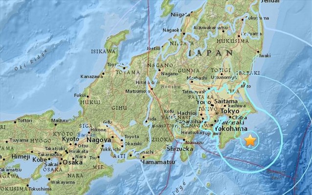 Σεισμός 6 βαθμών κοντά στο Τόκιο