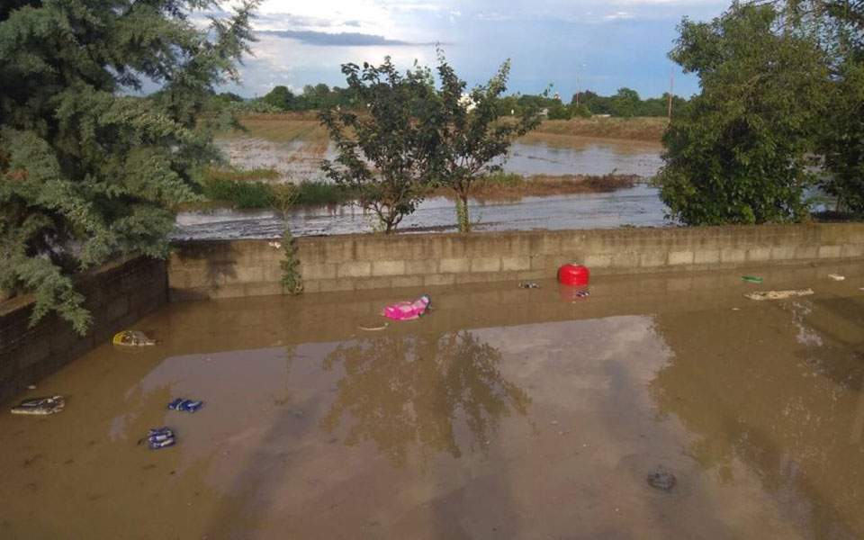 Φάρσαλα: Πλημμύρες και ζημιές σε καλλιέργειες από την κακοκαιρία