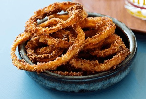 Σπιτικά onion rings