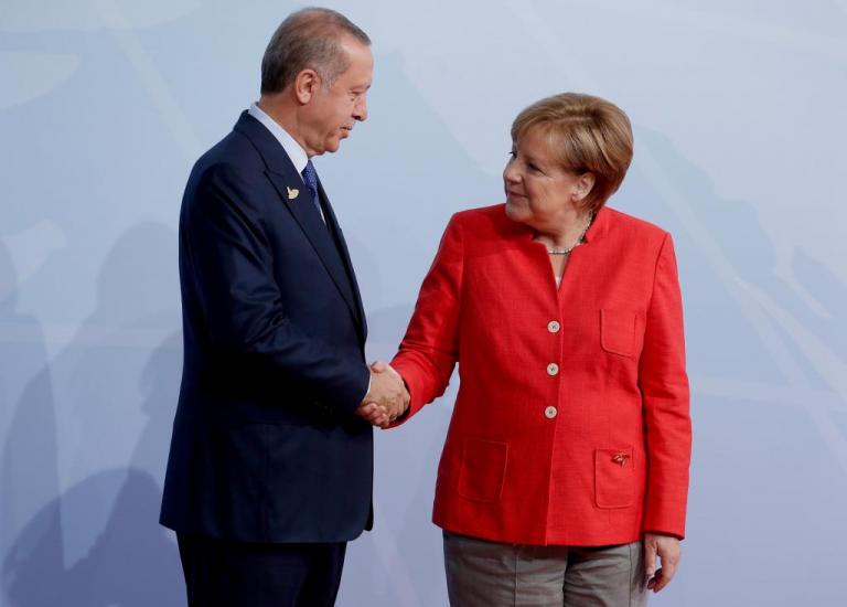 Τηλεφωνική επικοινωνία Μέρκελ -Ερντογάν