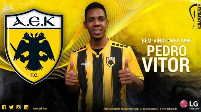 Η πρώτη ανάρτηση του Πέντρο Βίτορ ως παίκτης της ΑΕΚ