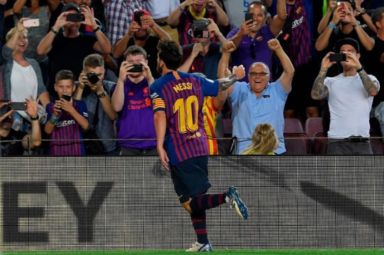 Ο Λιονέλ Μέσι και η φωτογραφία στο Καμπ Νου