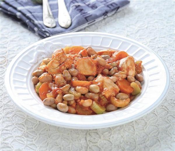 Χάντρες με κοτόπουλο